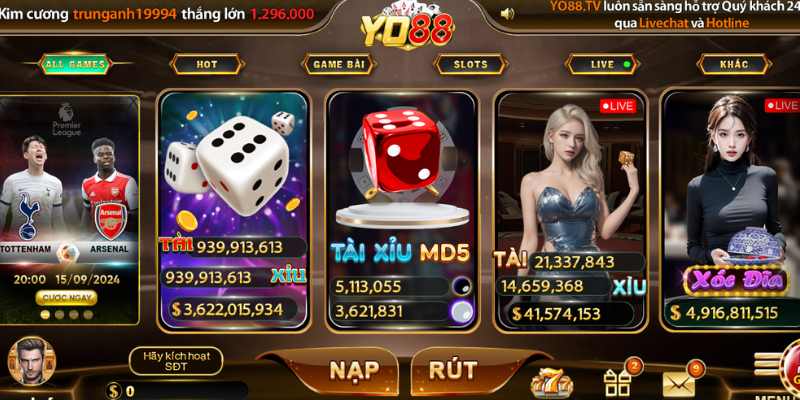 Cổng game Yo88 - Địa điểm giải trí được yêu thích 